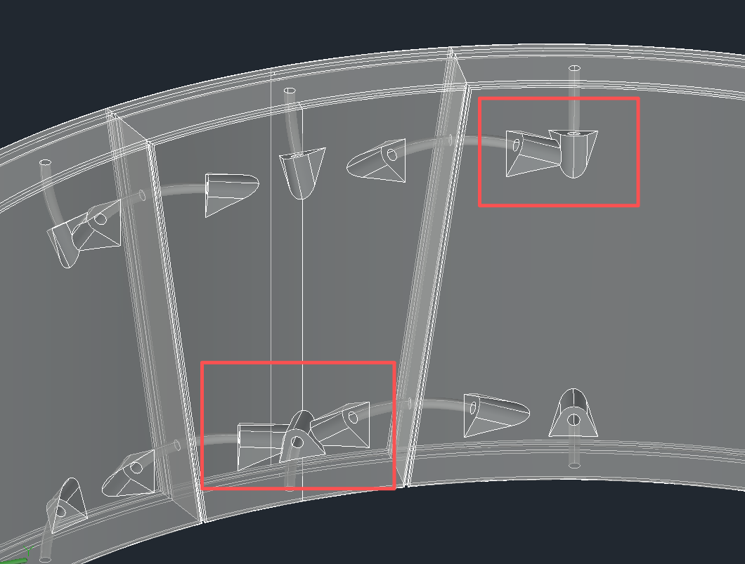 检查相交的螺栓手孔